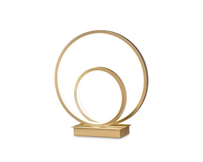 OZ Ideal Lux Lampada Da Tavolo Led Moderna Oro