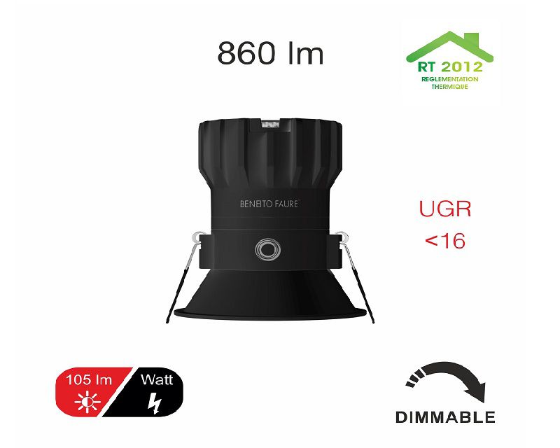 Pulsar Beneito Faure Faretto Led IP65 da 8w