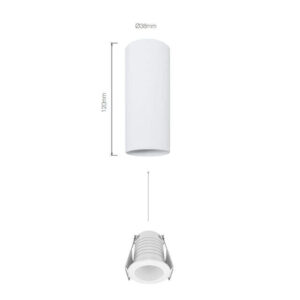 Accessorio Per Plafone Tondo Beneito Faure Per Faretto Led Pulsar