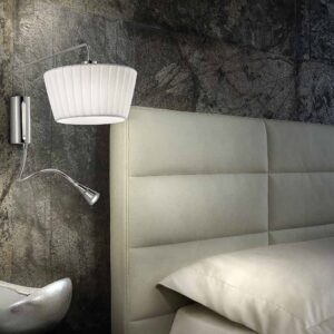 Cannes AP SiL.Lux Applique Romantica in Tessuto
