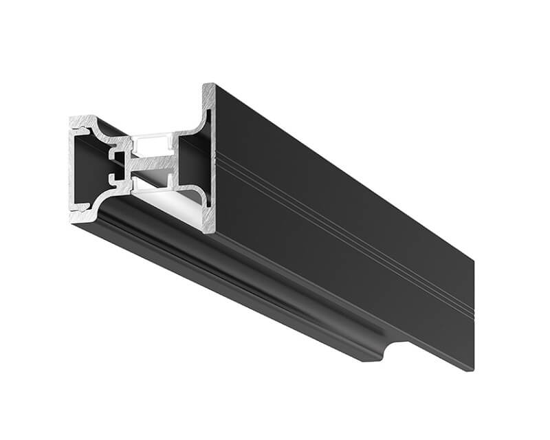 Riga AF Gea Luce Profilo In Alluminio Nero Per Strip Led