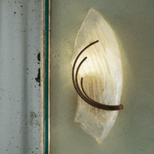 Roma Sil Lux Applique Classica Piccola in Vetro Murano Sinistra