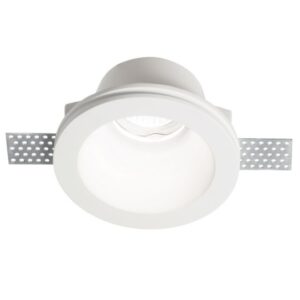 Samba 3 Round Ideal Lux Faretto in Gesso Da Incasso A Scomparsa