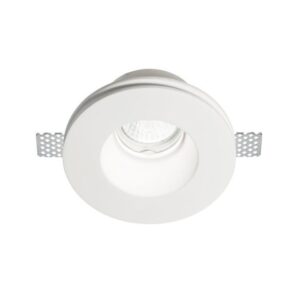 Samba 2 Round Ideal Lux Faretto in Gesso Da Incasso A Scomparsa