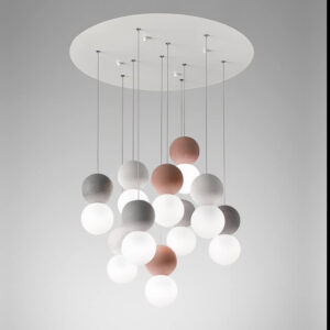 Sfera S10 Gea Luce Lampadario Moderno 10 Sfere
