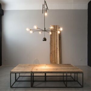 Stella Articolata Lampadario Led Industriale Renzo Serafini