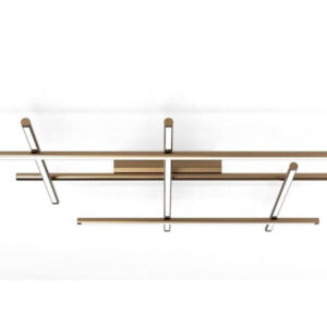 Hilow Panzeri Plafoniera Led Moderna Bronzo