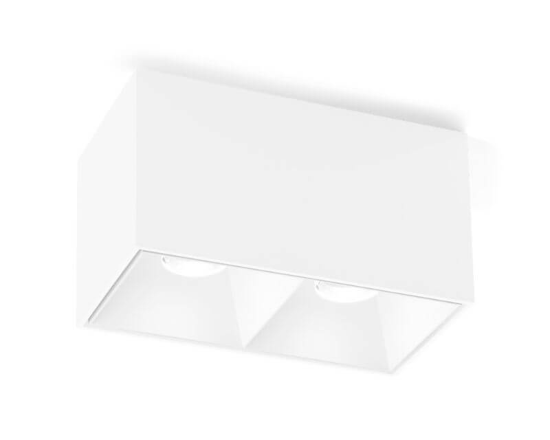 Riflettore Interno Doppio Box 2.0 Wever & Ducrè Bianco Bianco