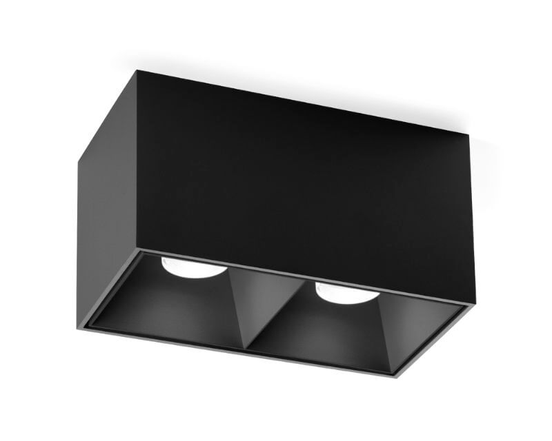 Riflettore Interno Doppio Box 2.0 Wever & Ducrè Nero Nero