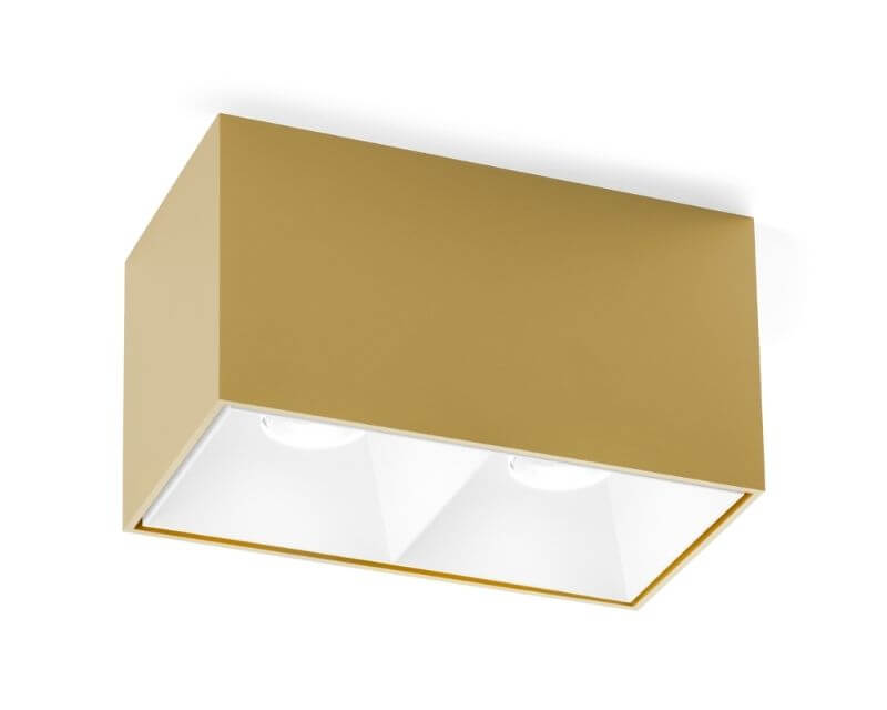 Riflettore Interno Doppio Box 2.0 Wever & Ducrè Oro Bianco