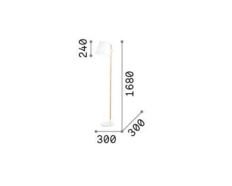 Axel Pt Ideal Lux Lampada da terra tecnica