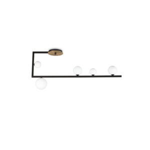 Birds Pl5 Ideal Lux Plafoniera in Vetro Soffiato