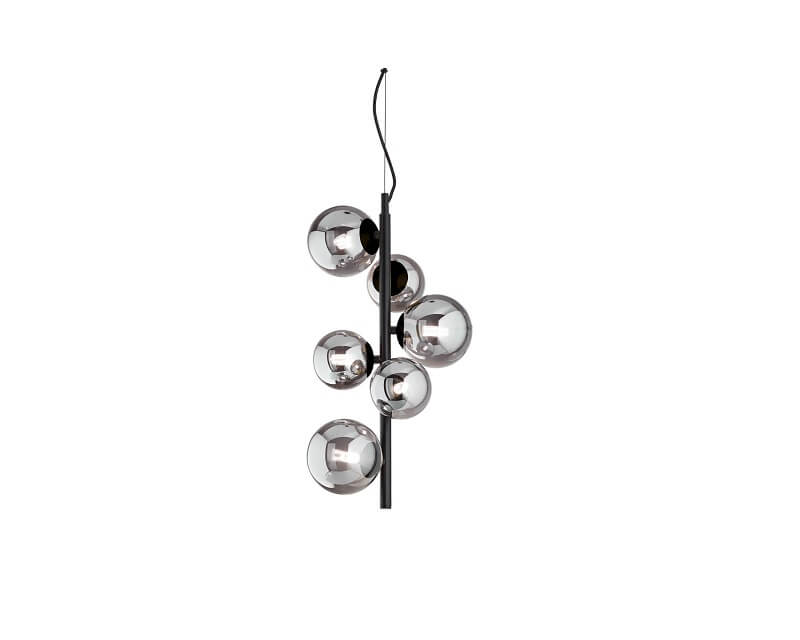 Perlage Sp6 Ideal Lux Lampada a Sospensione in vetro soffiato nero
