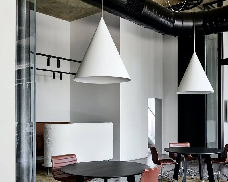 W151 Extra large pendant s2 Wastberg Lampada Led a Sospensione bianco ambiente