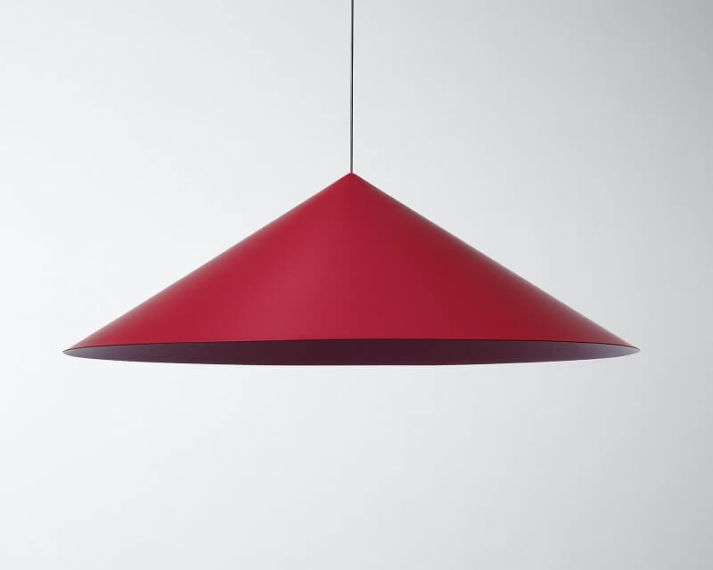 W151 Extra large pendant s3 Wastberg Lampada Led a Sospensione rosso purpureo