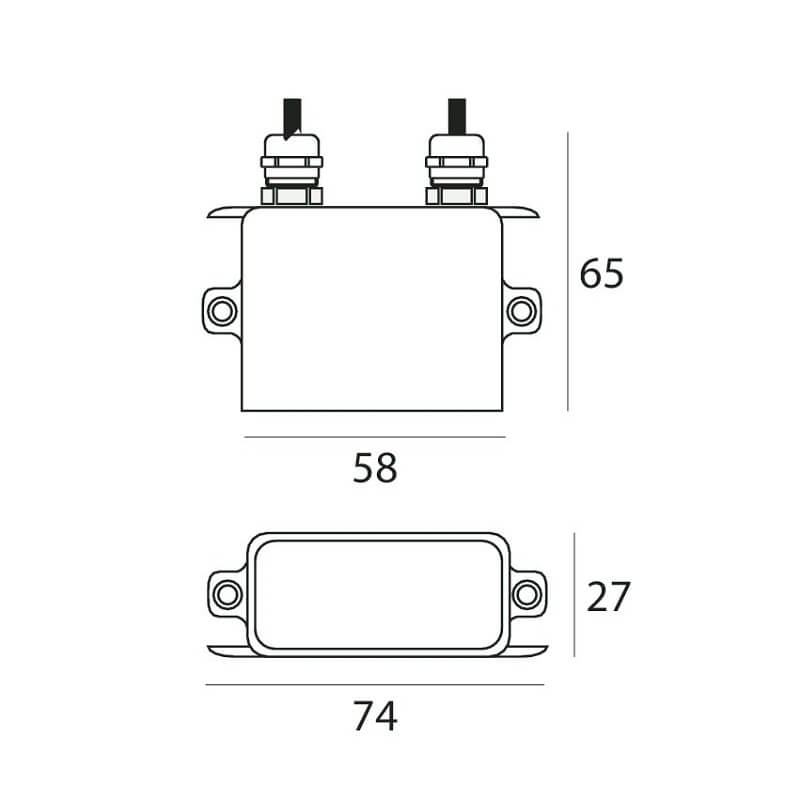 Alimentatore I-Led Linea Light per faretto Beret tecnica
