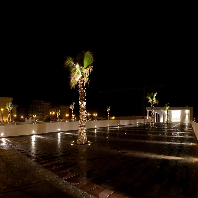 Beret R I-Led Linea Light Faretto calpestabile ambiente