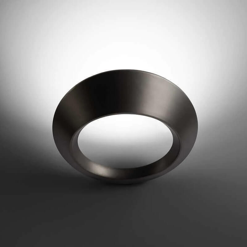 Olo Sforzin Applique led nickel nero