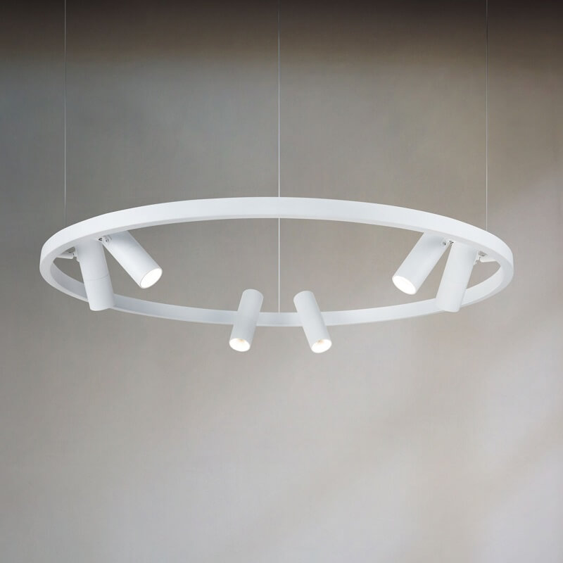 Satellite Maytoni Lampada Led a Sospensione in metallo bianco