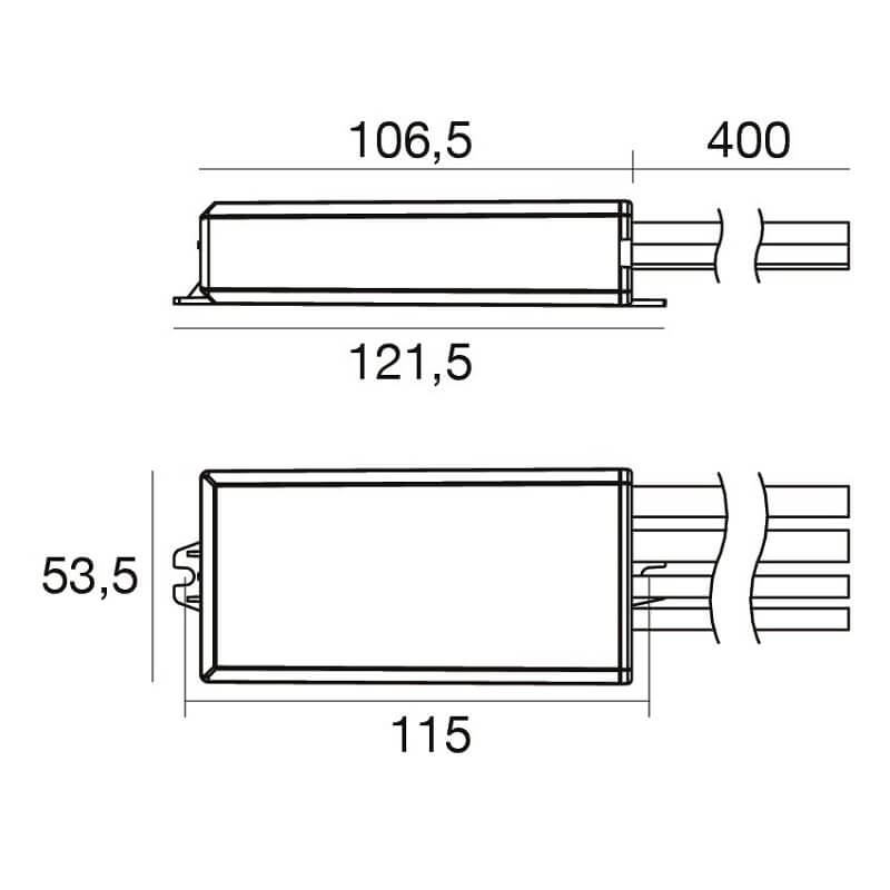 Trasformatore I-Led Linea Light DALI per faretto Beret tecnica