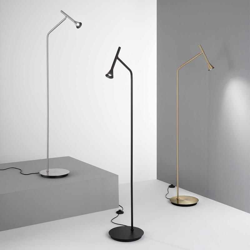 Diesis Ideal Lux Piantana Led Moderna in metallo ambiente