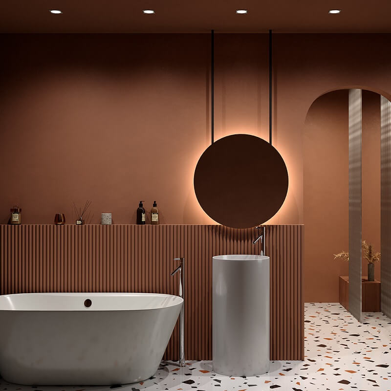 Zoom Maytoni Faretto da doccia ad incasso ambiente