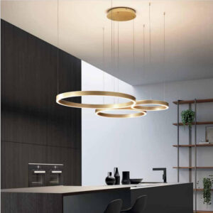Criseide S/3D Gea Luce Lampadario Moderno Dimmerabile 3 Elementi