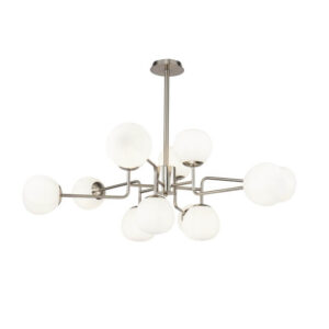 Erich Maytoni Lampadario 12 Luci Nickel