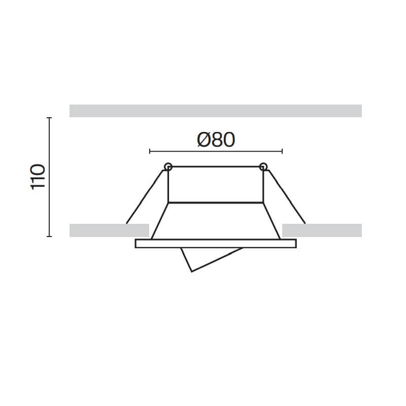 Dot Maytoni Faretto Quadro da Incasso Orientabile tecnica