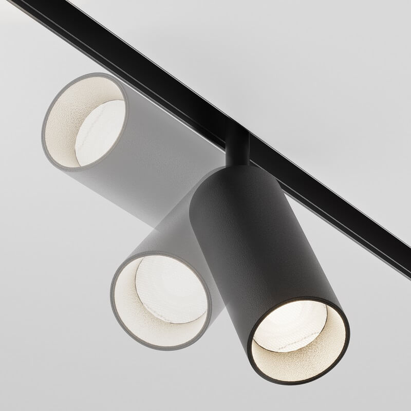 Focus Led Maytoni Spot Orientabile Cilindrico per Binario