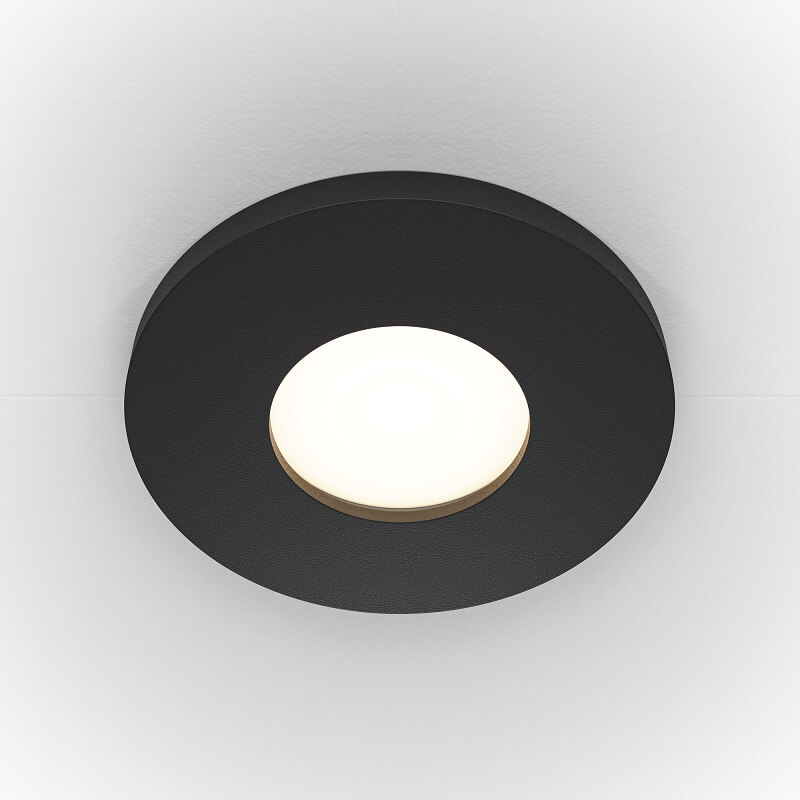 Stark Maytoni Faretto tondo IP65 da esterno nero
