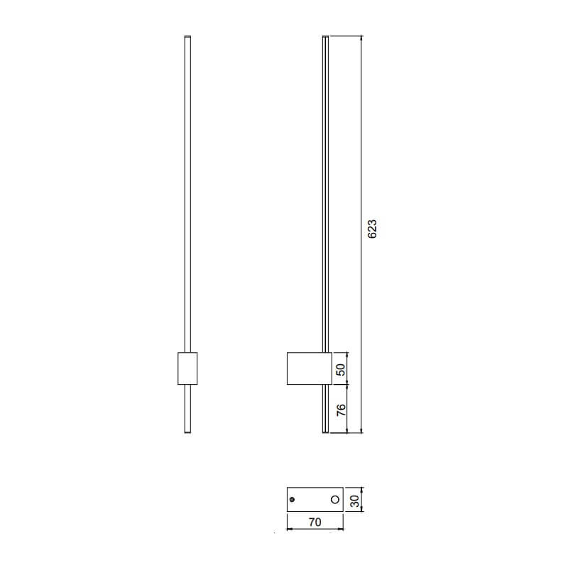 Pars Maytoni Applique Led di Design tecnica