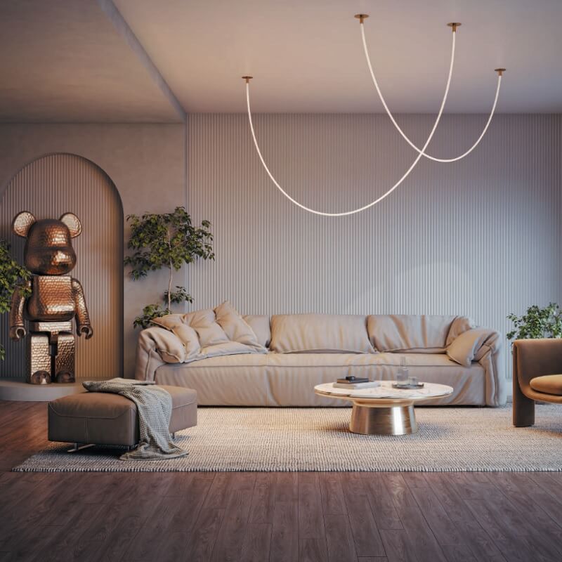 Tau Maytoni Sospensione Plafoniera Led Moderna ambiente