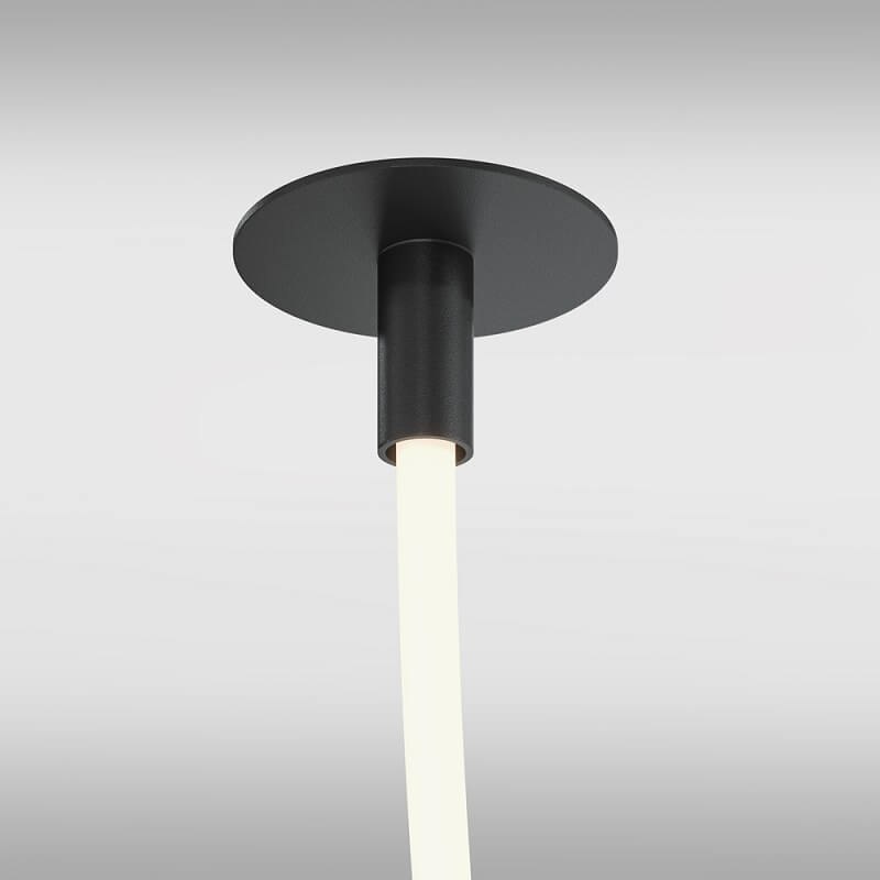Tau Maytoni Sospensione Plafoniera Led di Design dettaglio nero