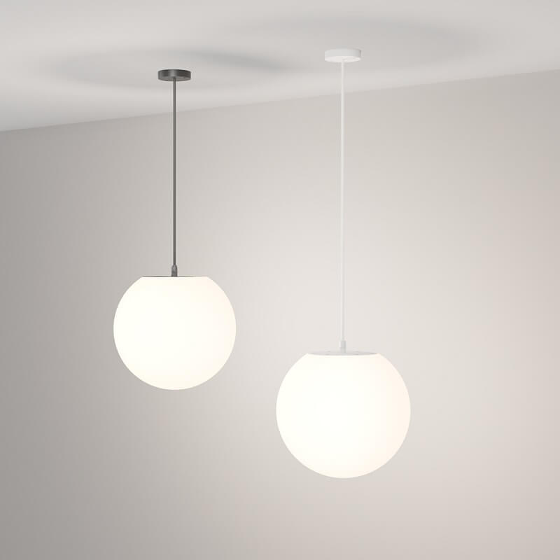Erda Maytoni Sospensione a Sfera IP54 per Esterno bianco nero