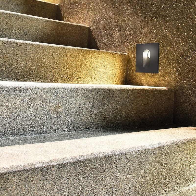 Via Urbana Maytoni Segnapasso Led Quadrato IP54 ambiente