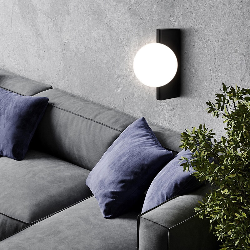 Avant-garde Maytoni Applique Moderna in Vetro ambiente