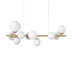Perlage Sp10 Ideal Lux Lampadario 10 Luci Sfere Vetro