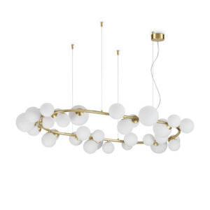 Perlage Sp30 Ideal Lux Lampadario 30 Sfere in Vetro