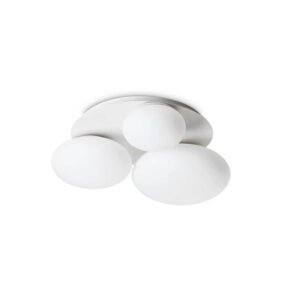 Ideal Lux Ninfea PL3 Lampada a soffitto Bianca