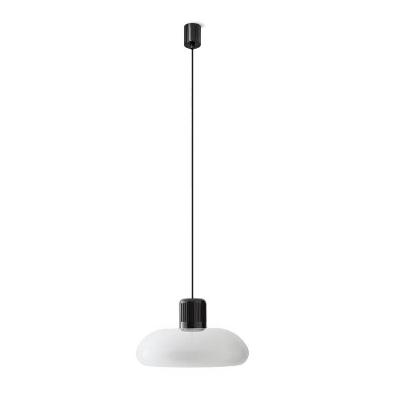 Stilnovo Trepiù Lampada a Sospensione Led bianca nera