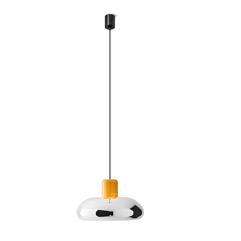Stilnovo Trepiù Lampada a Sospensione Led cromo gialla