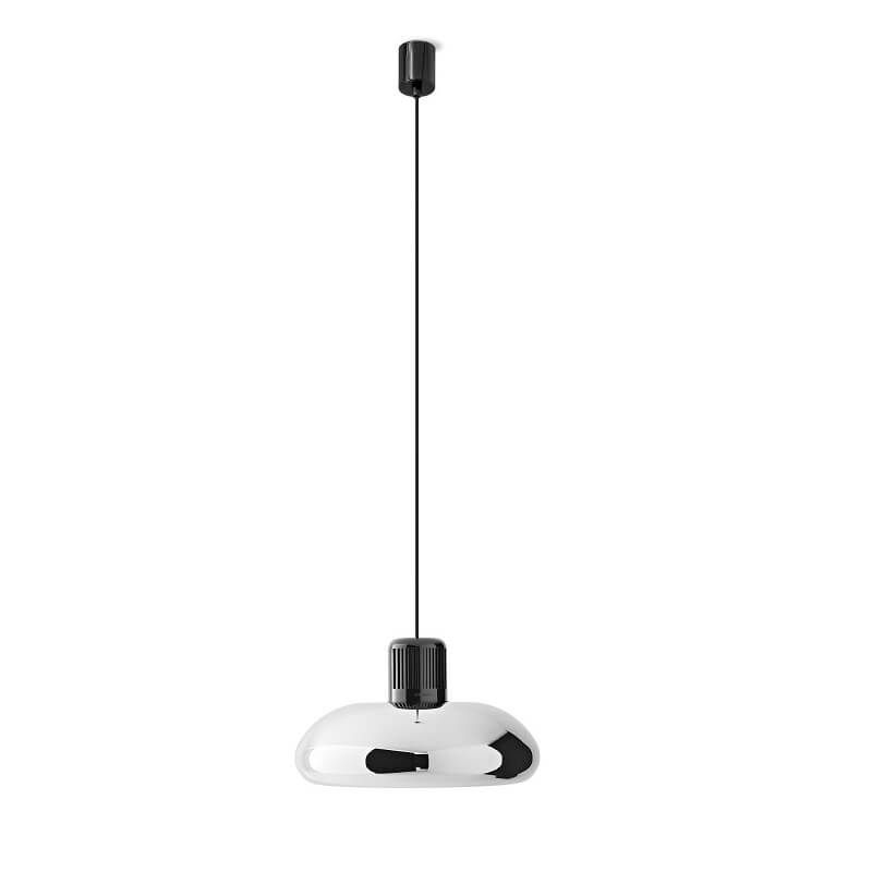 Stilnovo Trepiù Lampada a Sospensione Led cromo nera
