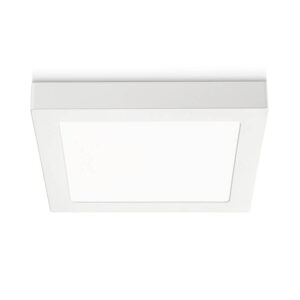 Plafoniera Led Quadrata Bianca 18W Gea Luce