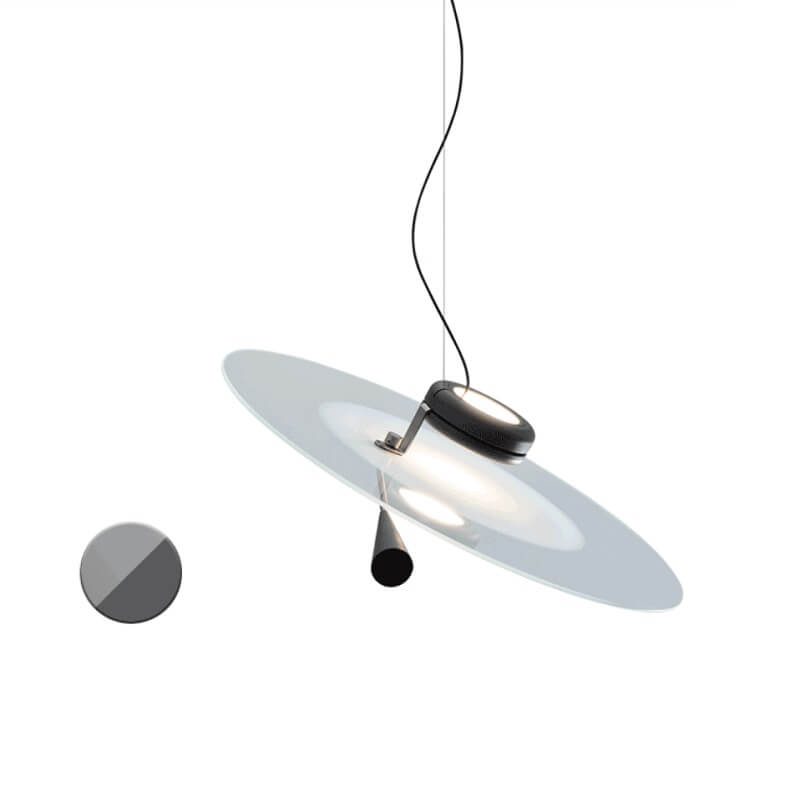 Stilnovo Bascula Lampada a Sospensione Led nickel