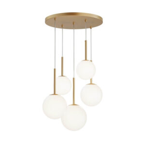 Maytoni Basic Form Sospensione 5 Sfere Oro
