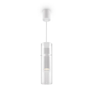 Maytoni Dynamics Lampadario a Cilindro Bianco