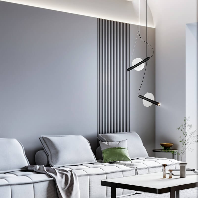 Maytoni-enigma-sospensione-orientabile-bianca-nera-ambientata