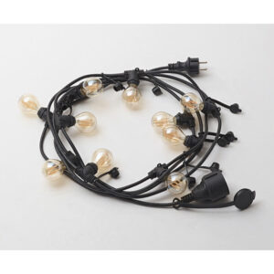 Gfin02 Gea Luce Catena Luminosa Nera Mt.10 E14