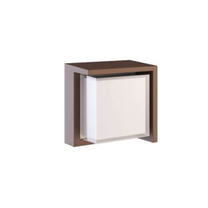 Applique Quadrata Led da Esterni Corten IP65 Blis Beneito Faure